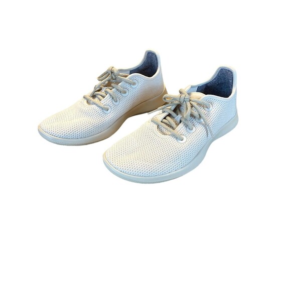 Allbirds Tree Runners Sneakers Womens Size 10 White Mesh Air Dry Lace Up Low Top - Picture 11 of 16
